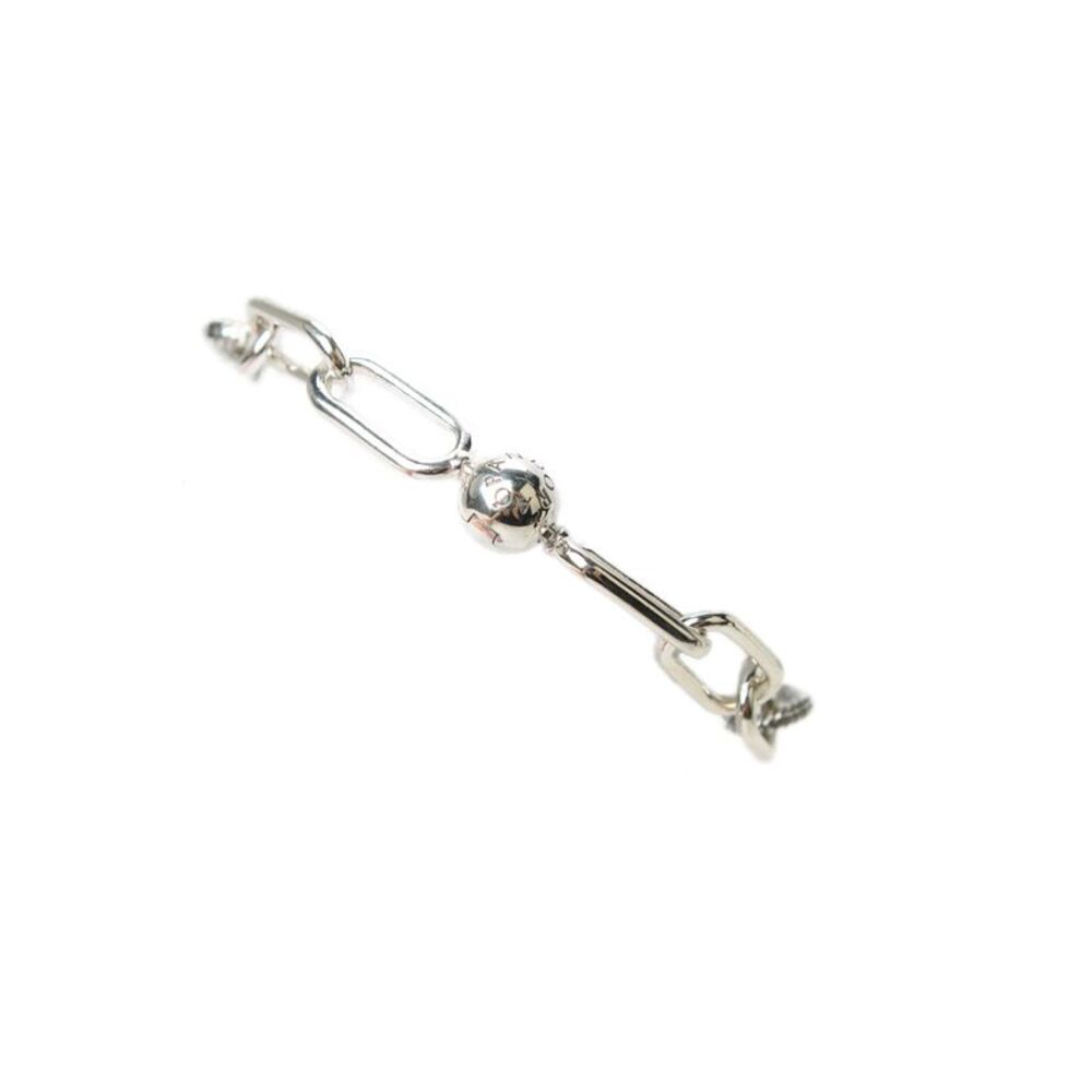 Pandora Womens 925 Silver Textured ME Link Chain Bracelet 7" 15g NWOT
